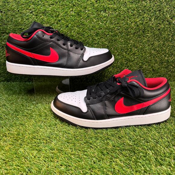 Jordan 1 Low White Toe Size 13 553558-063 - Picture 7 of 11